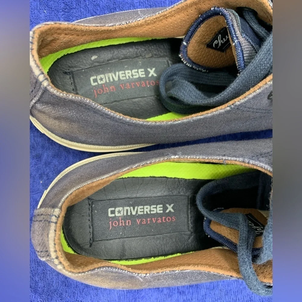 Men's 8.5 Women's 10.5 Navy Blue CONVERSE X JOHN VARVATOS Chuck Taylor II Shoes